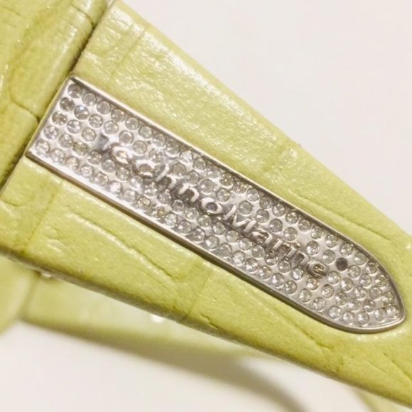 Technomarine Apple Green Wrap Leather Sunglasses Technomarine Apple Green Wrap Leather Sunglasses main image 4